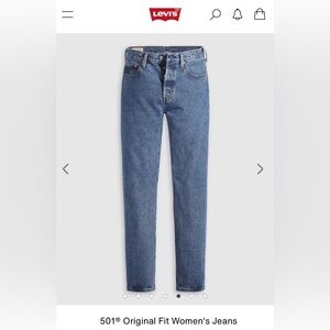 Levi's Classic 501 Straight Leg Jeans